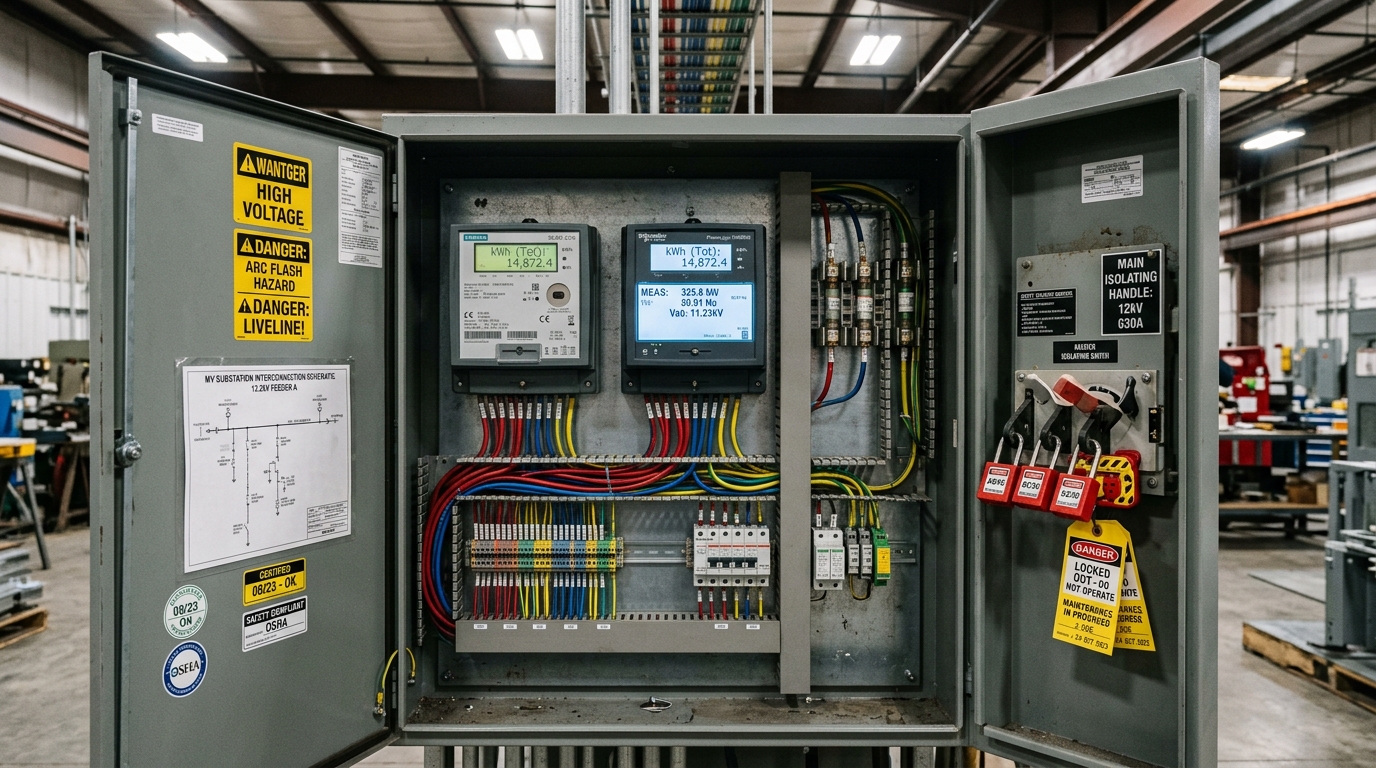 Celda de Medición e Interconexión Eléctrica Certificada según Normativa CNE y Osinergmin
