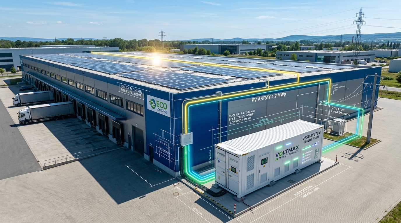 Sistema Híbrido Solar Fotovoltaico con Almacenamiento BESS